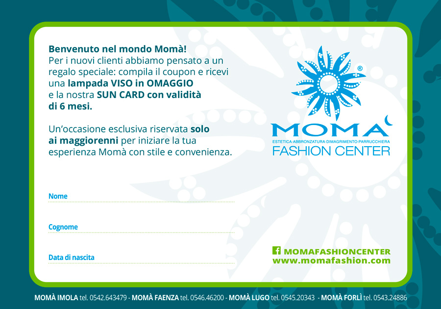 Moma - Coupon nuovi clienti 2026